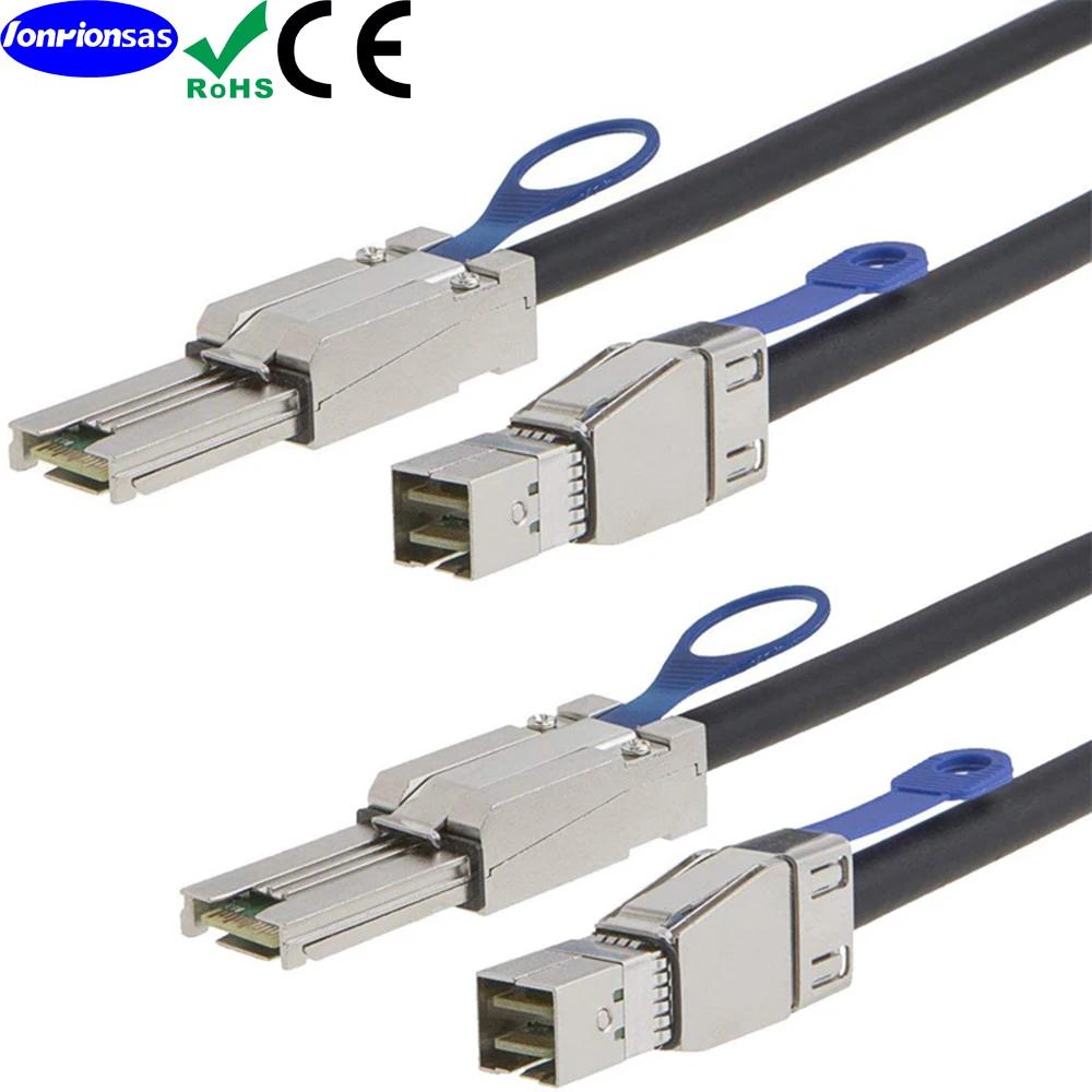 LONRIONSAS  SFF-8644 to Mini SAS SFF-8088 HD ̺, RAID ýۿ SCSI, ܺ 26  SAS2.0 ̺긮 ̺ , 6Gbps